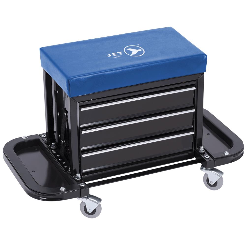3-Drawer Rolling Toolbox Seat | 355160 | Garage Equipment | JET by SureWerx