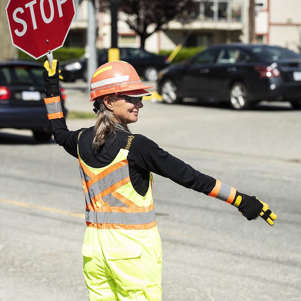 Salopette de s&eacute;curit&eacute; routi&egrave;re haute visibilit&eacute; - Jaune/vert haute visibilit&eacute; - TG photo du produit