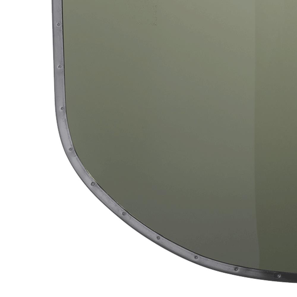 Acetate Face Shield Window - Shape D - Bound - Dark Green product photo