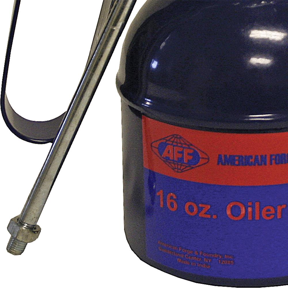 Lubrication Oil Can - 16 oz - Lever Grip - Straight & Flexible 4" Spouts product photo