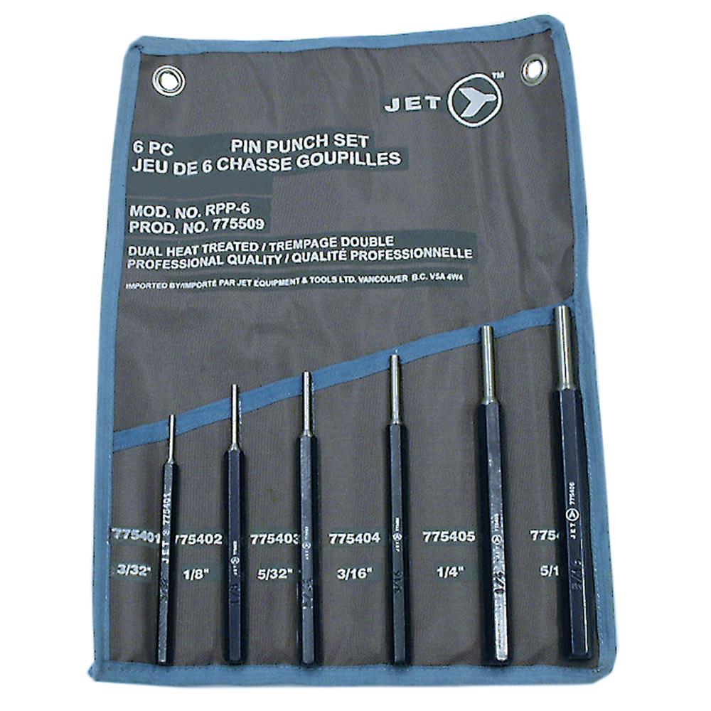 Pin Punch Set - 6 pc | 775509 | Chisels Punches and Stamps | JET by ...