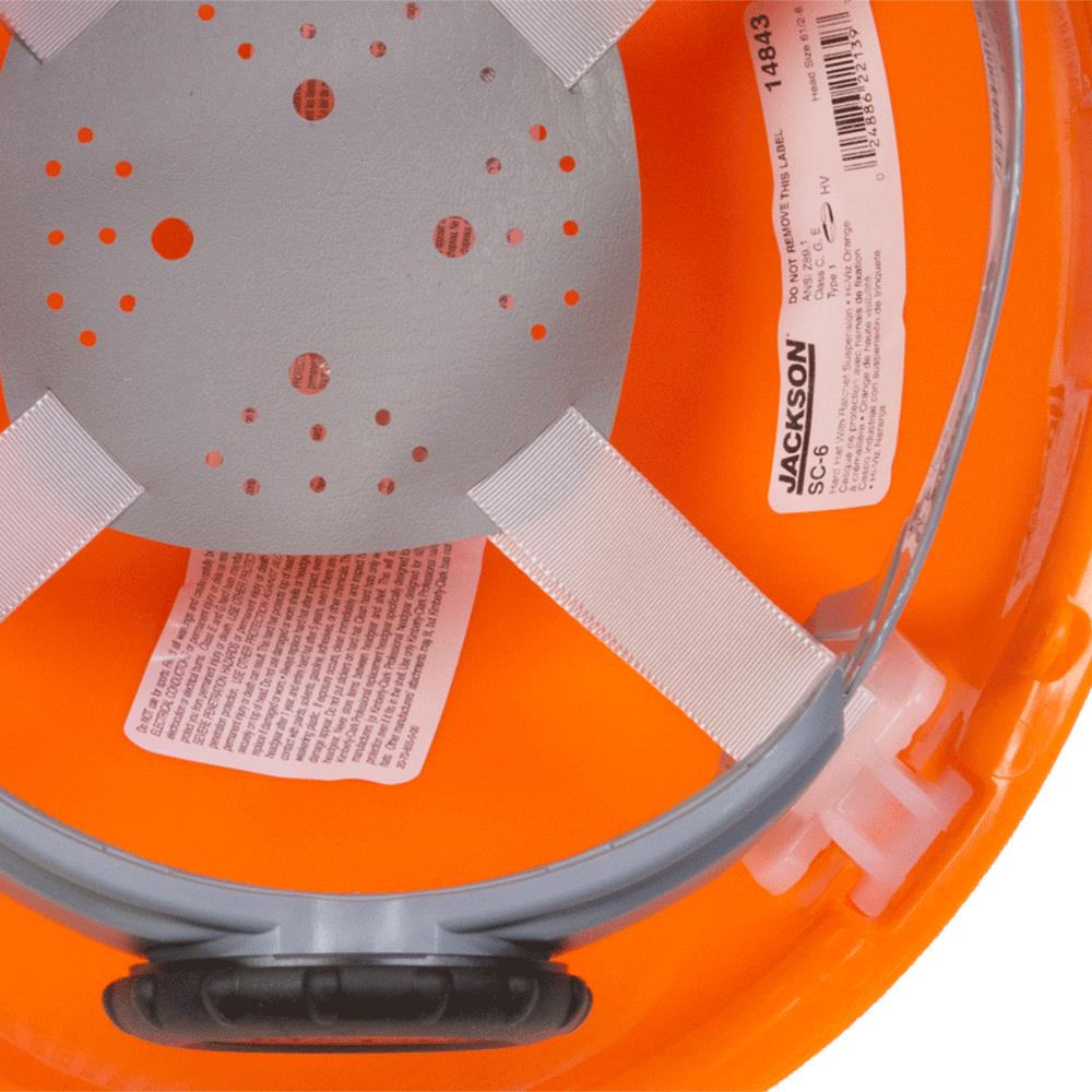 SC-6 Hard Hats - Front Brim Style - Hi-Viz Orange product photo