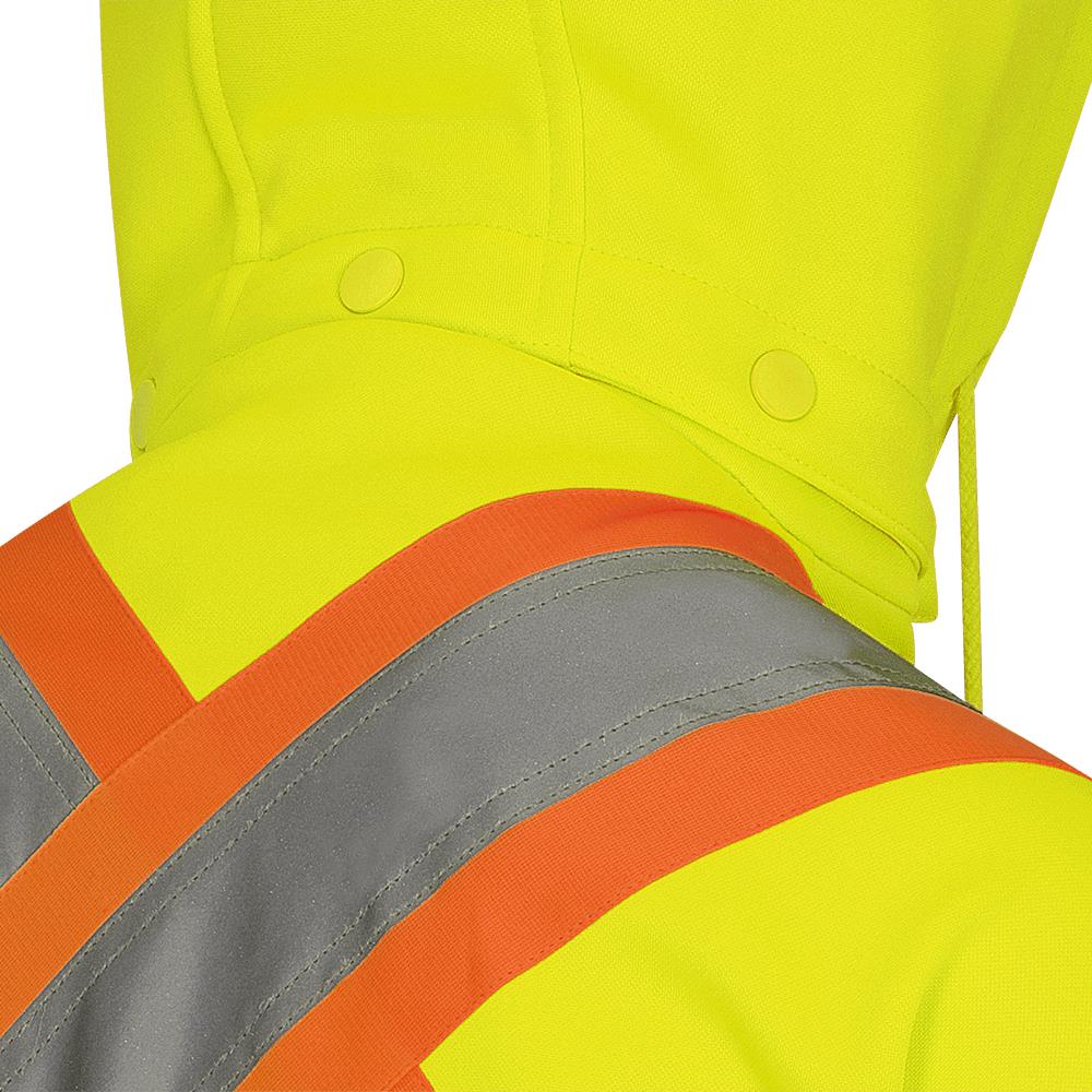 Women's Fleece Safety Hoodie &ndash; Zipper Closure &ndash; Hi-Vis Yellow &ndash; Women's Size Large product photo