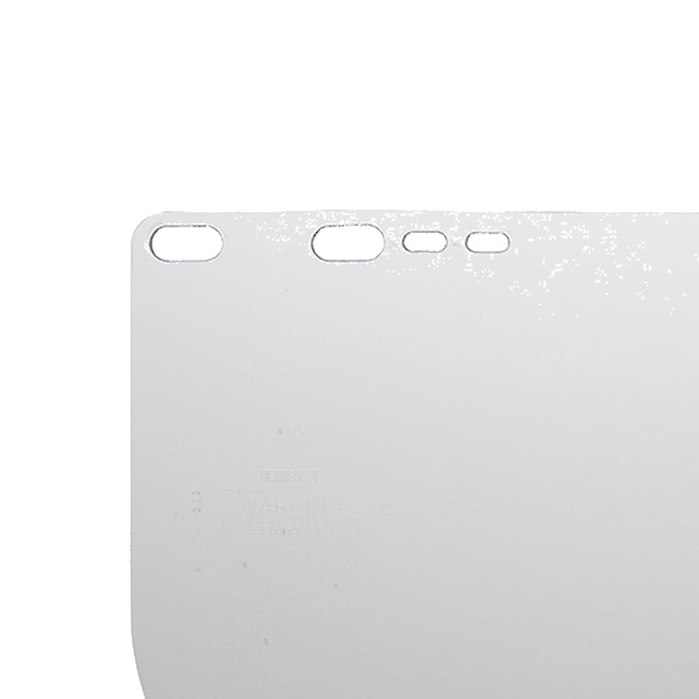 Polycarbonate Face Shield Window – Shape E – Unbound – Clear product photo