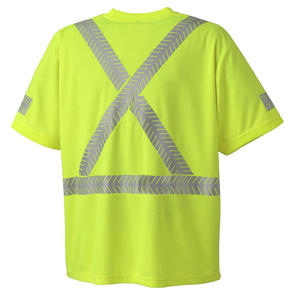 T-shirt de s&eacute;curit&eacute; CoolPass&reg; &agrave; manches courtes &ndash; Jaune/verte haute visibilit&eacute; &ndash; Homme G photo du produit