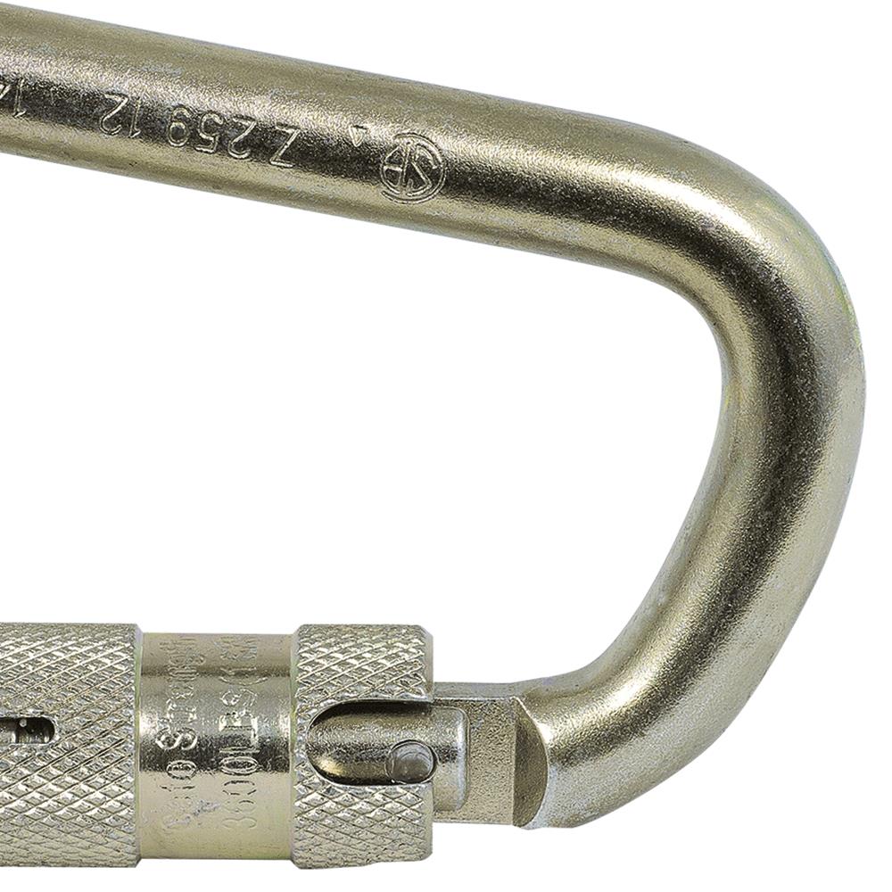 Carabiners - Hardware - Zinc Plated Steel - 1" Gate Openning product photo