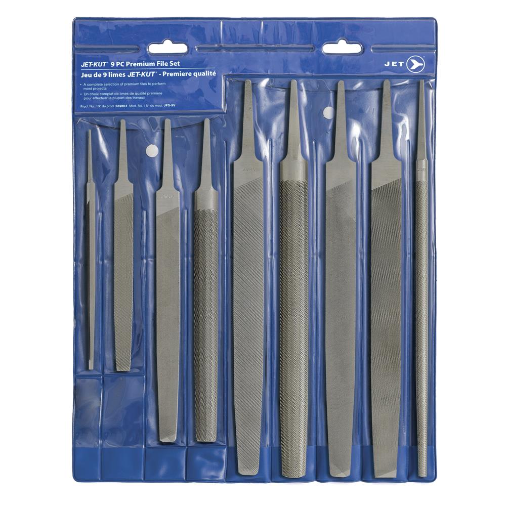 Ensemble de 9 limes JET-KUT&reg; - Premium photo du produit