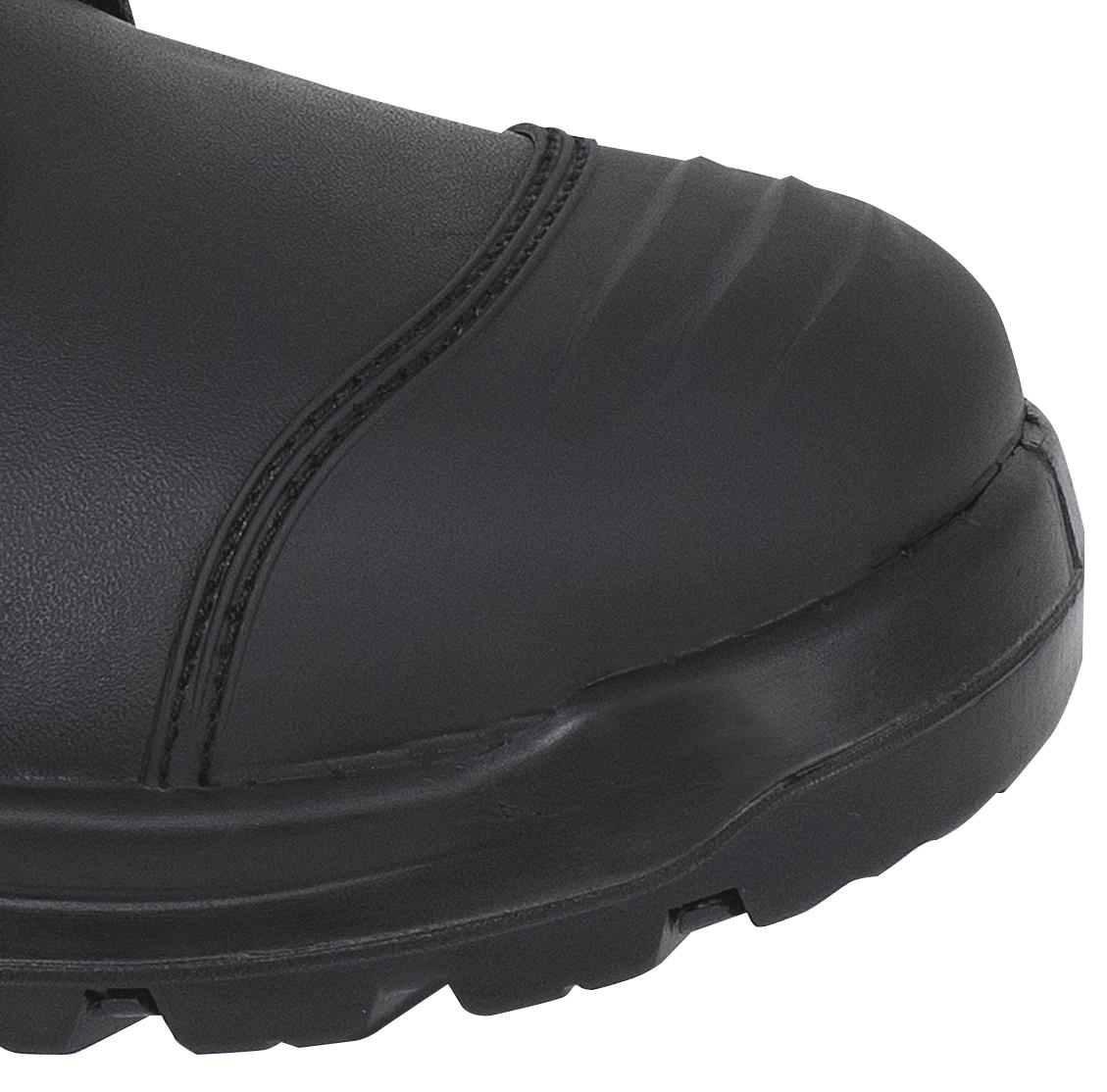 8 Bottes de travail en cuir - Embout/semelle en acier - Noir - 8~5 photo du produit