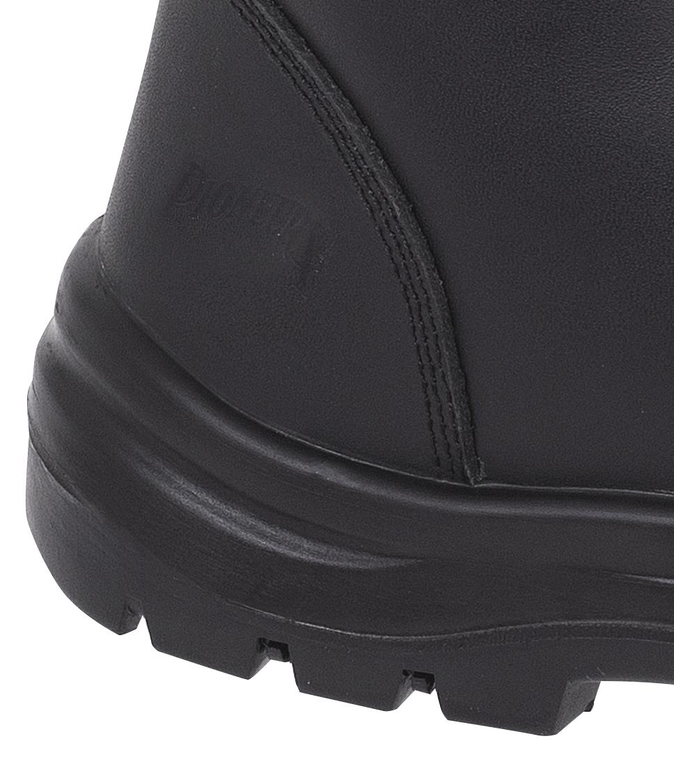 8 Bottes de travail en cuir - Embout/semelle en acier - Noir - 8~5 photo du produit