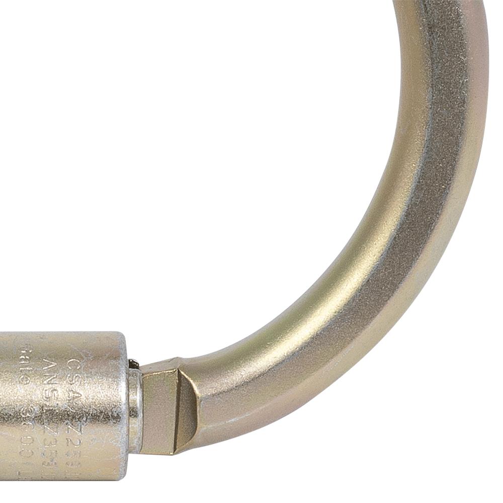 Zinc Plated Steel Carabiners - 2" Gate Openning product photo