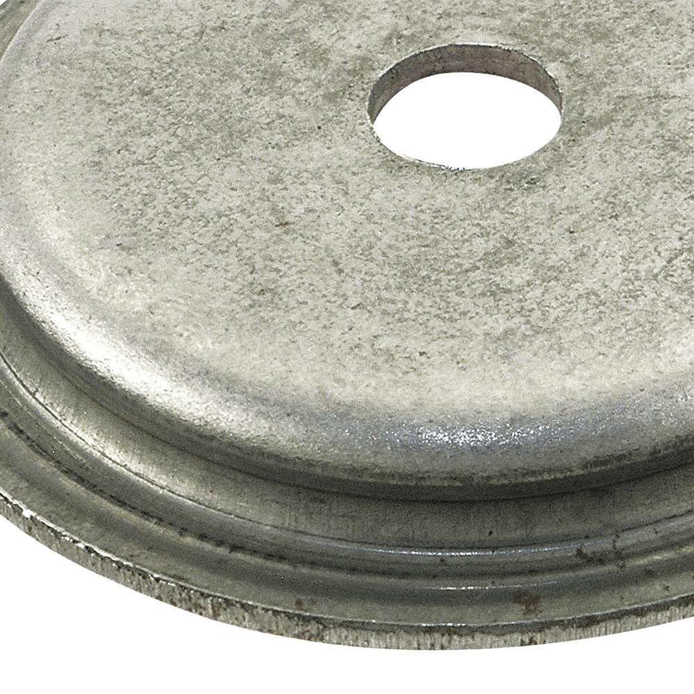 Adaptateurs pour brosses m&eacute;talliques JET Bench Crimped - Trou de 1/2 po x Diam&egrave;tre ext&eacute;rieur de 2 po - 1 paire photo du produit