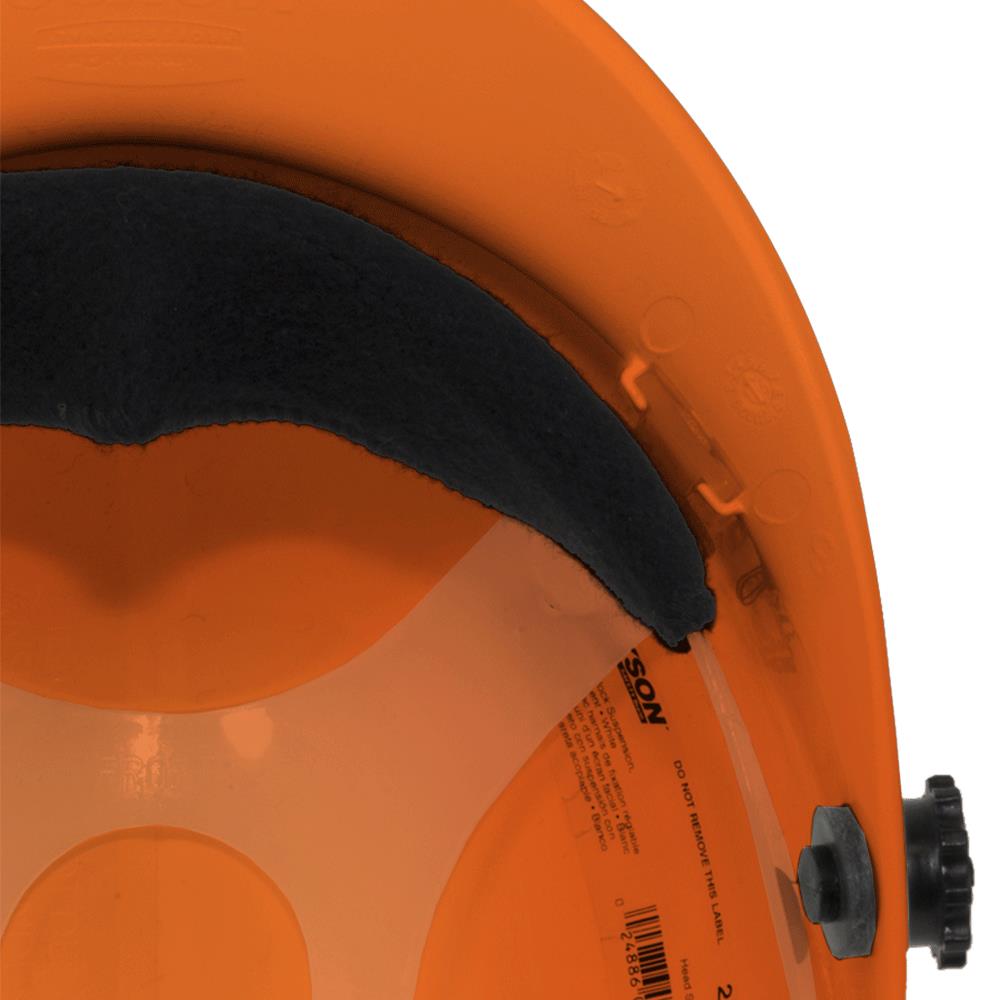 C10 Series Bump Cap with Face Shield Attachment - Orange product photo