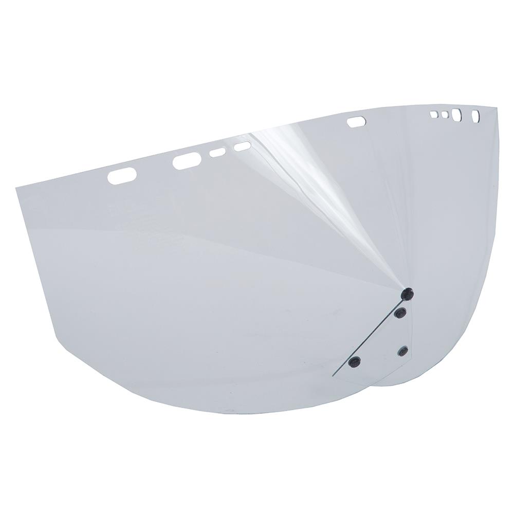 Acetate Face Shield Window – Shape Q – Unbound – Clear product photo