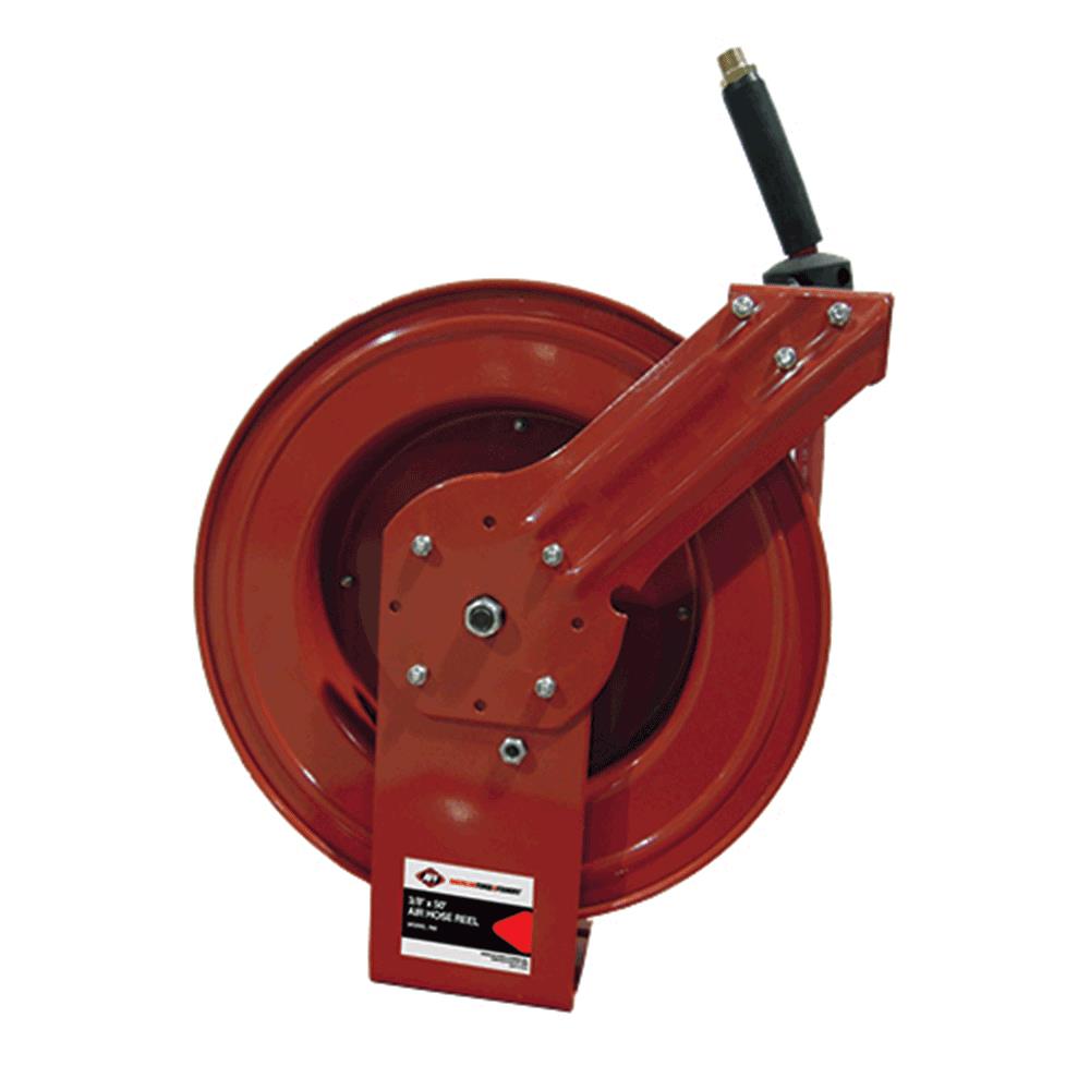 1/2" Air Hose Reel - 50 ft Length - 1/2" NPT - 300 PSI product photo