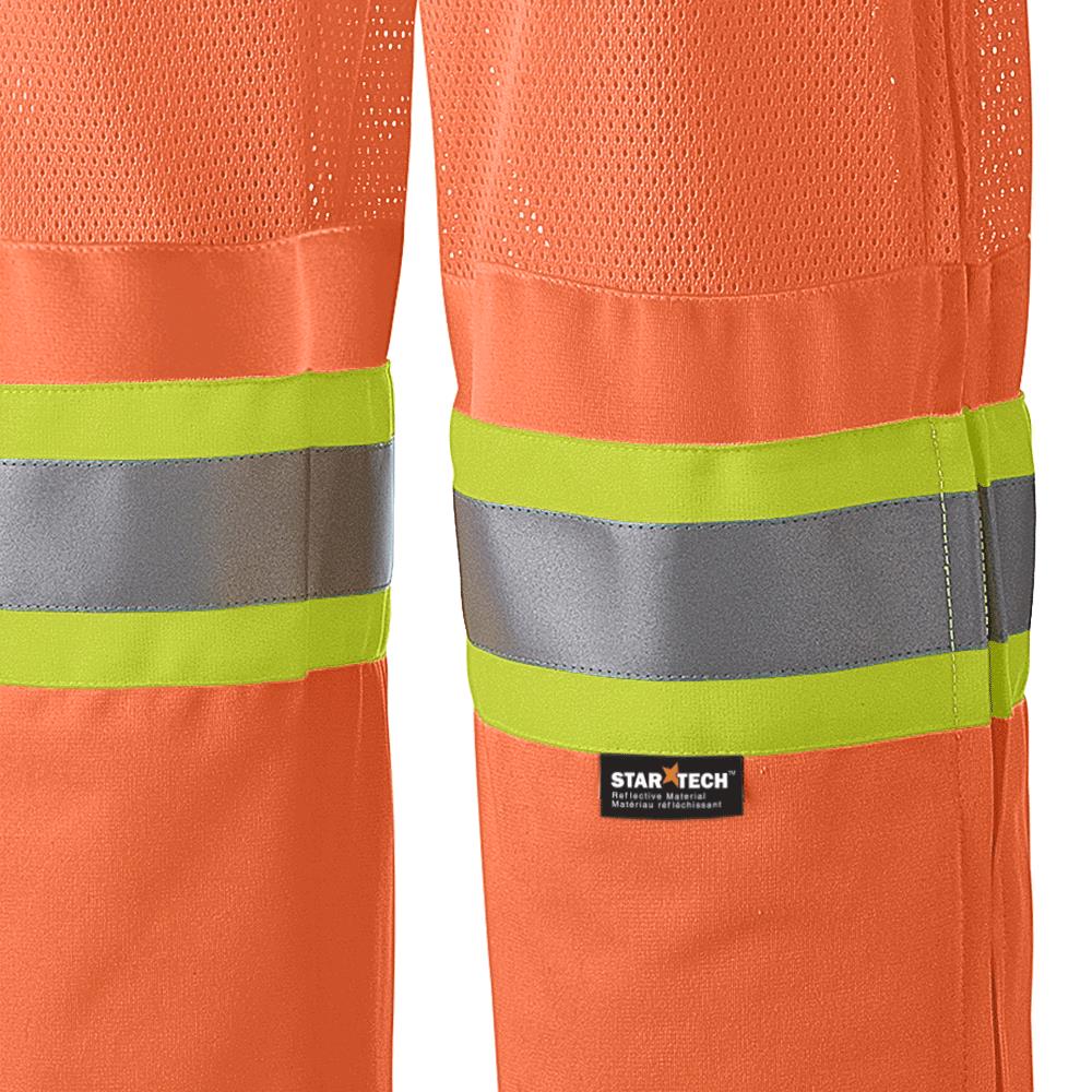 Pantalon de s&eacute;curit&eacute; routi&egrave;re haute visibilit&eacute; - Orange haute visibilit&eacute; - TG photo du produit