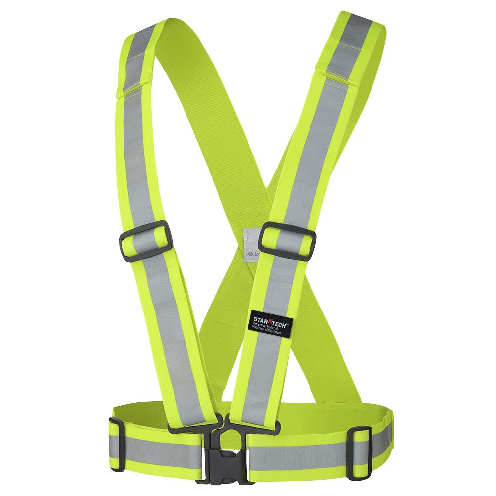 Hi-Vis Safety Sash - 2"/5 cm - Hi-Vis Yellow/Green -O/S product photo