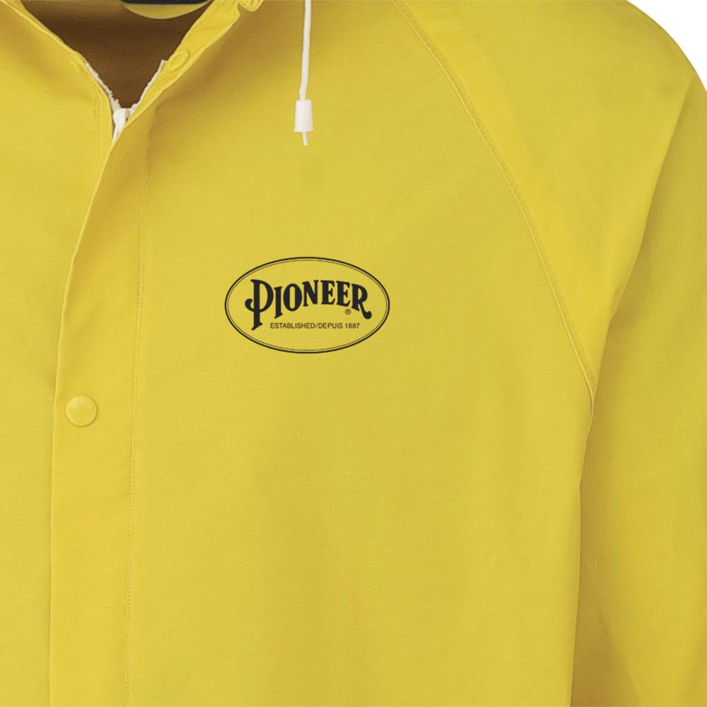 Storm Master® PVC Jacket - 100% Waterproof - Detachable Hood - Yellow ...