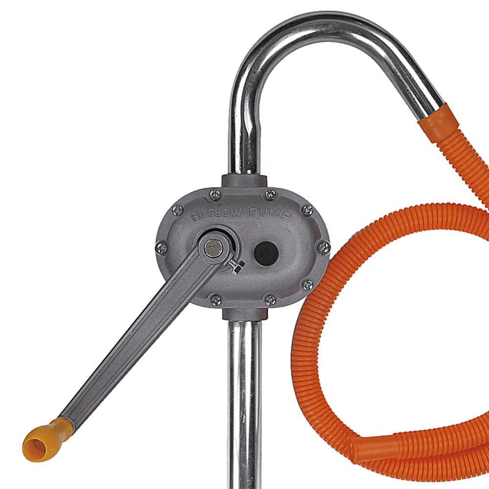 High Volume Aluminum Rotary Pump - with Zinc Plated Handle & Discharge Spout product photo