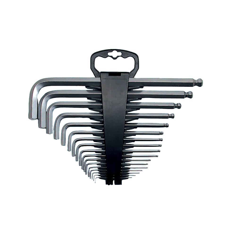 Jumbo Ball Nose Hex Key Set - SAE - 17 pcs | 775176 | Hex and Torx Keys ...
