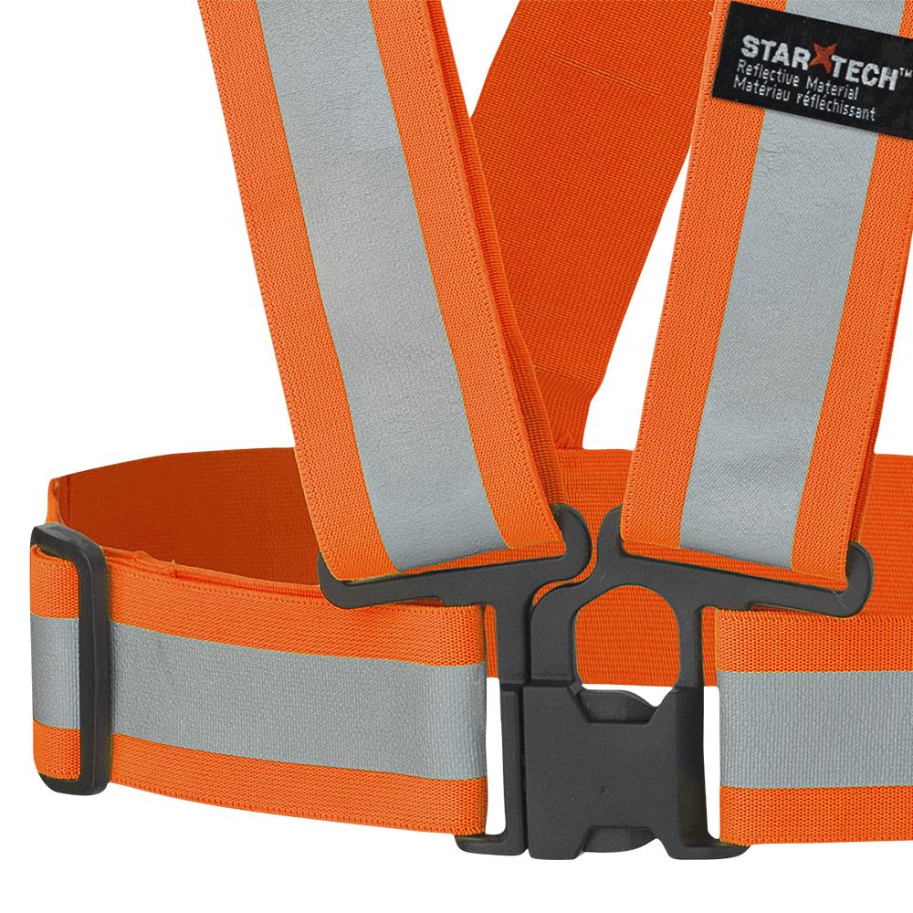 Baudrier de s&eacute;curit&eacute; haute visibilit&eacute; - 2/5 cm - Orange haute visibilit&eacute; - T/U photo du produit