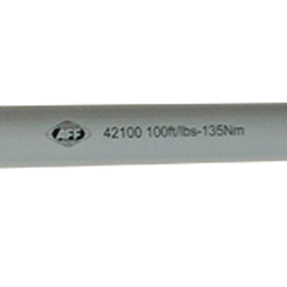 1/2" DR Torque Wrench - Preset - 100 ft-lb (135 Nm) - Gray product photo