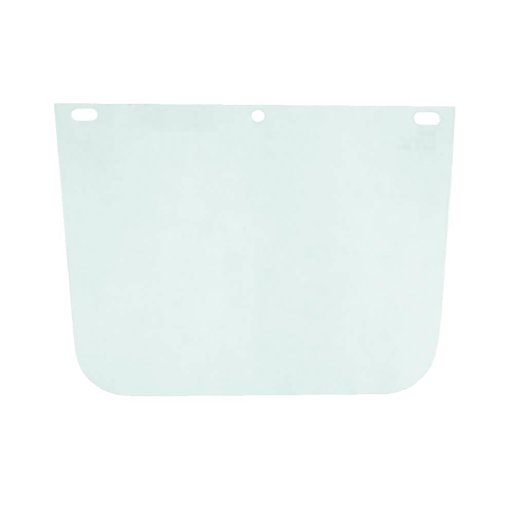 Fibre-Metal® Series Polycarbonate Face Shield Window - 9-3/4" x 19" x .040" - Fits Fibre-Metal® 4199 - Clear product photo