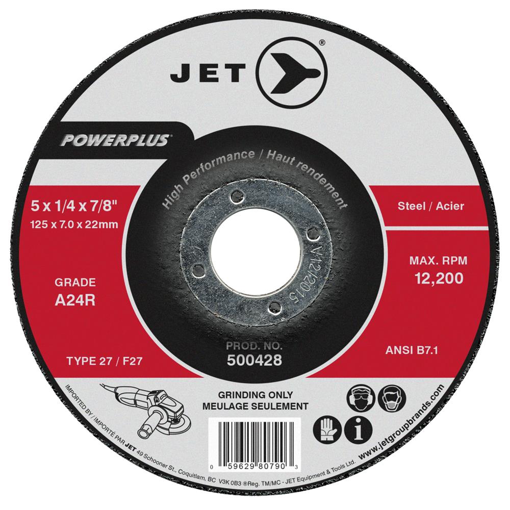 Meule &agrave; &eacute;barber POWERPLUS T27 de 6 x 1/4 x 7/8 po &ndash; A24R photo du produit