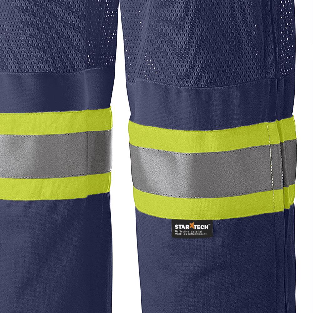 Pantalon de s&eacute;curit&eacute; haute visibilit&eacute; - Bleu marine - TG photo du produit