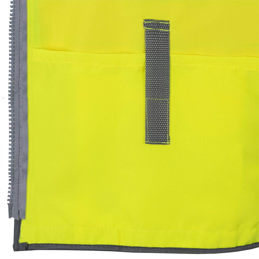 Hi-Vis Surveyor's Safety Vest - Mesh Back - Zip Front - Hi-Vis Yellow/Green - M product photo