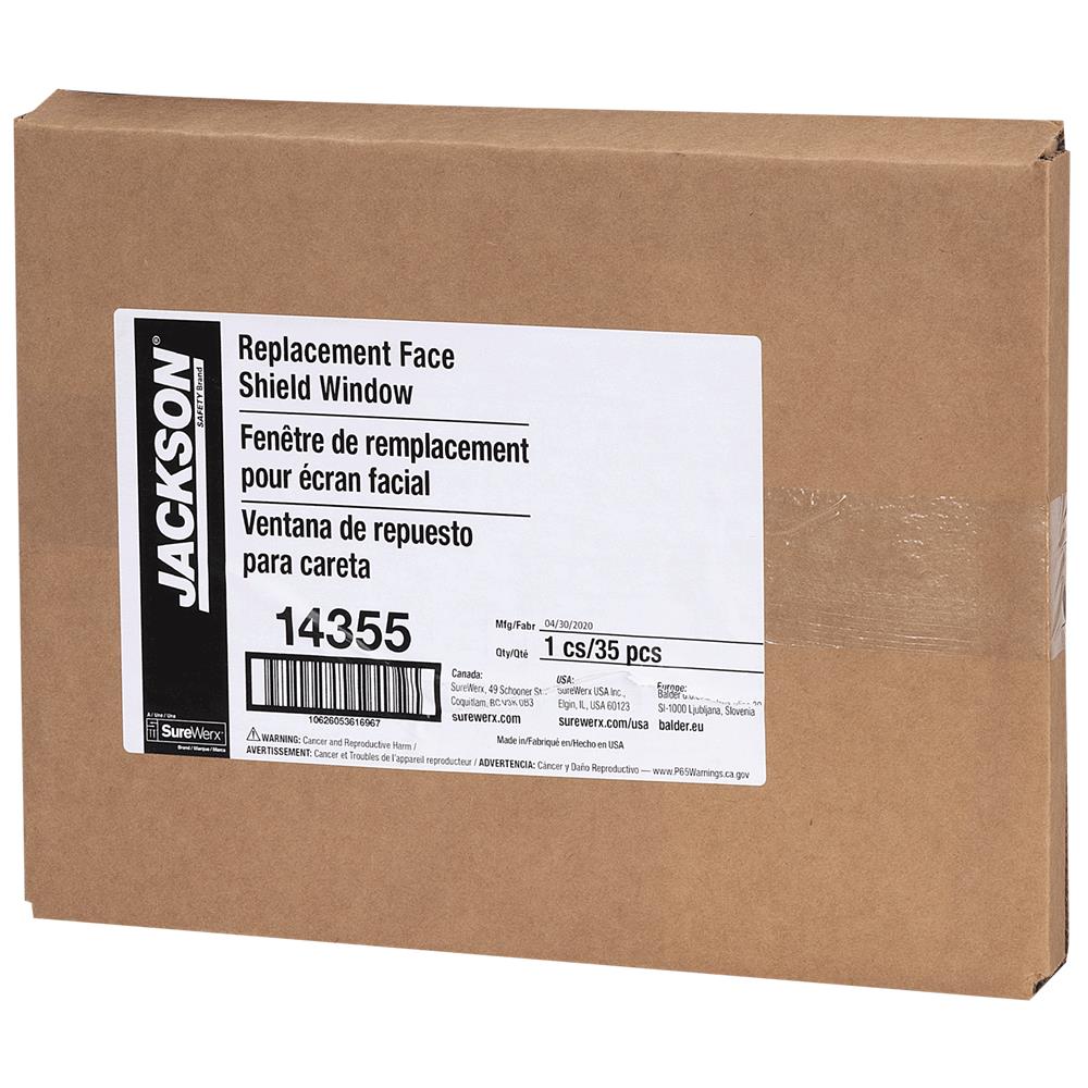MFS-320 Reusable Splash Protection Face Shield - Replacement Window product photo