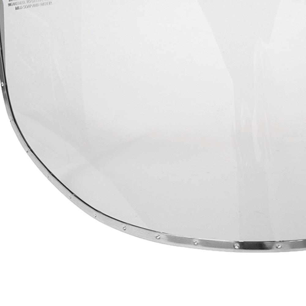 Acetate Face Shield Window - Shape D - Bound - Clear product photo