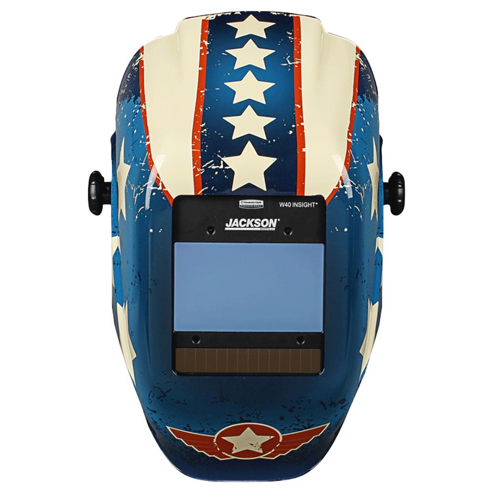 HLX 100 Welding Helmet - Insight Variable ADF - Stars and Scars product photo