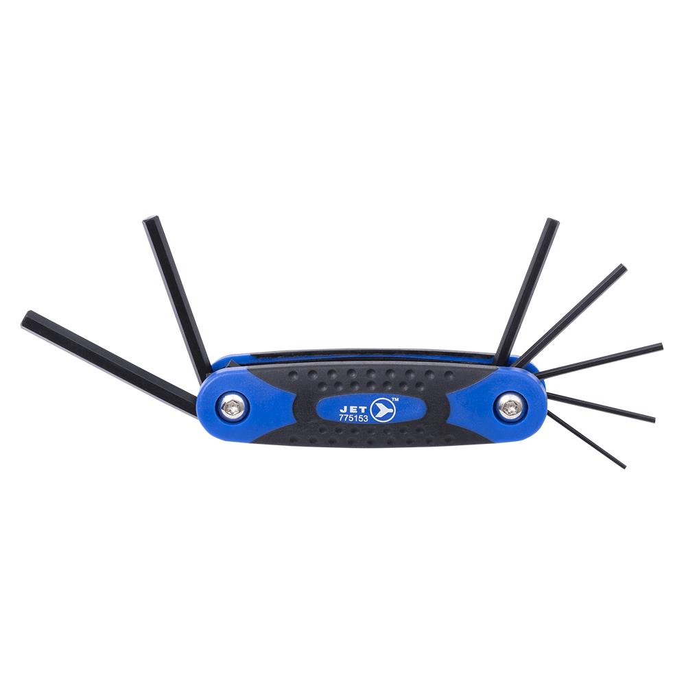 Folding Hex Key Set - Metric - 7 pc | 775153 | Hex and Torx Keys | JET ...