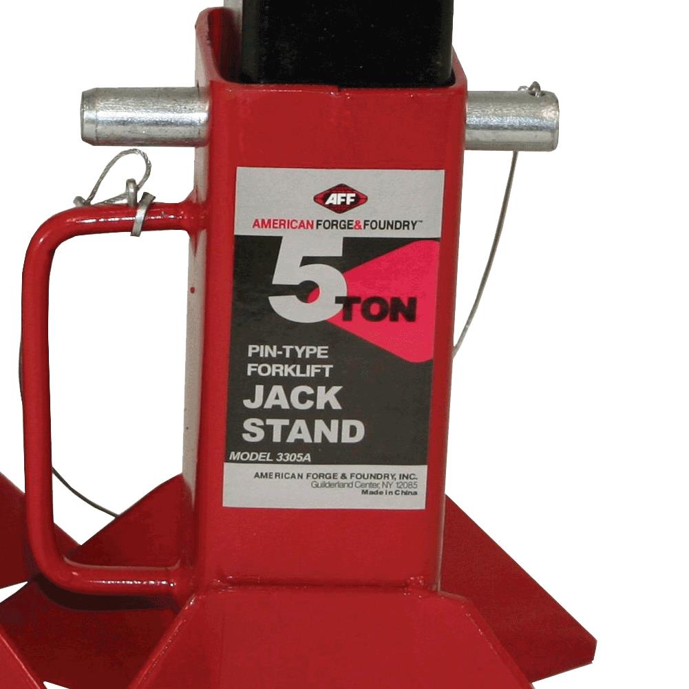 5-Ton Pin-Style Safety Stands - Pair product photo