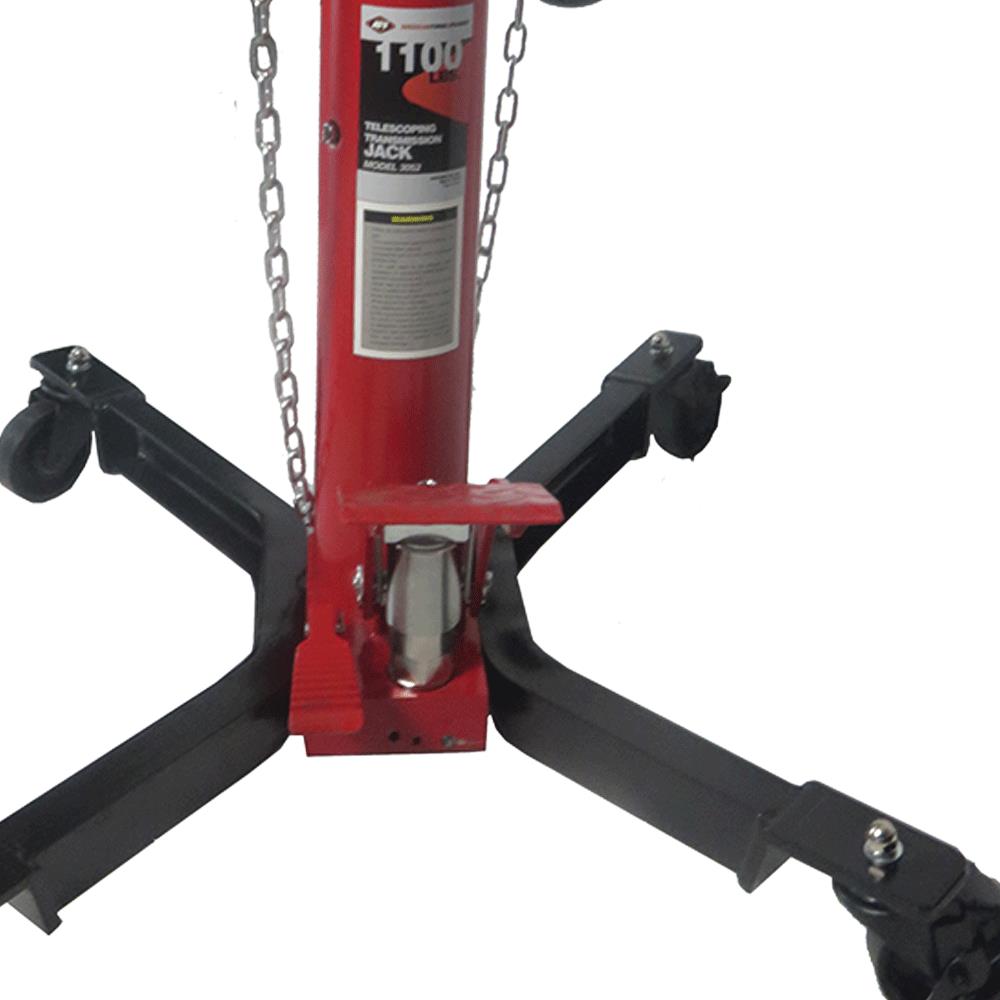 Transmission Jack - Telescoping - Manual Hydraulic - 1,100 lbs Capacity product photo