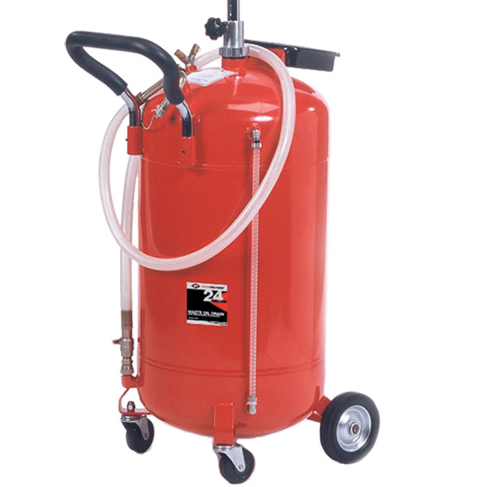 24 gal Waste Oil Drain with Pressurized Evacuator product photo