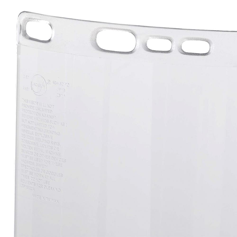 Polycarbonate Face Shield Window - Shape B - Clear product photo