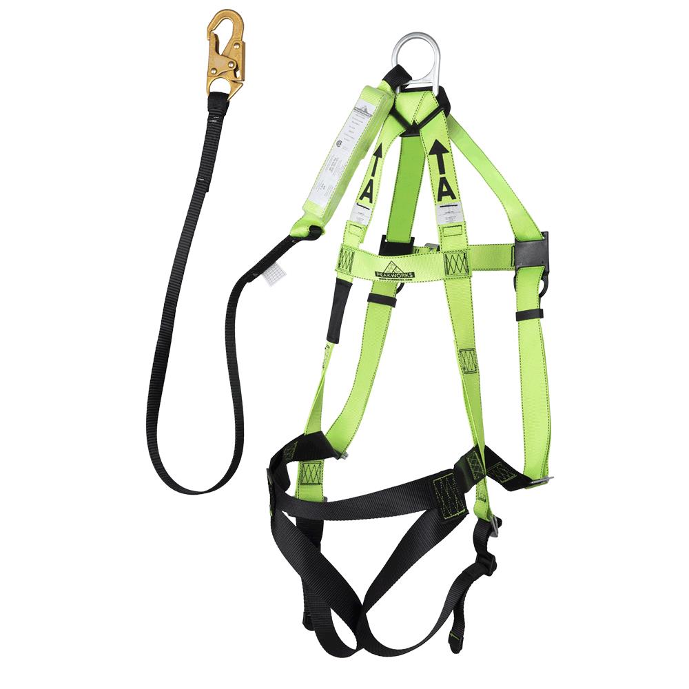 Combinaison Int&eacute;grale Harnais/Longe (110-220 lb Capacit&eacute;) - 4 pi (1,2 m) photo du produit