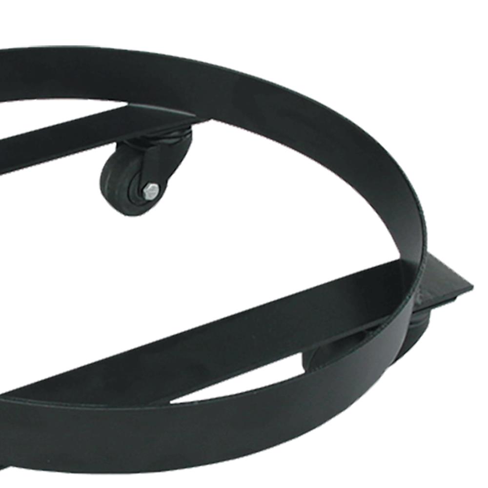 13.2 gal Drum Band Dolly - Steel - 4 Swivel Casters product photo