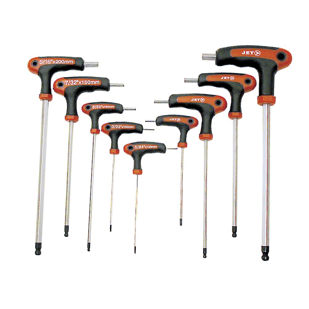 SAE Ergonomic L-Handle Ball Nose Hex Key Set - 9 pcs | 775104 | Hex and ...