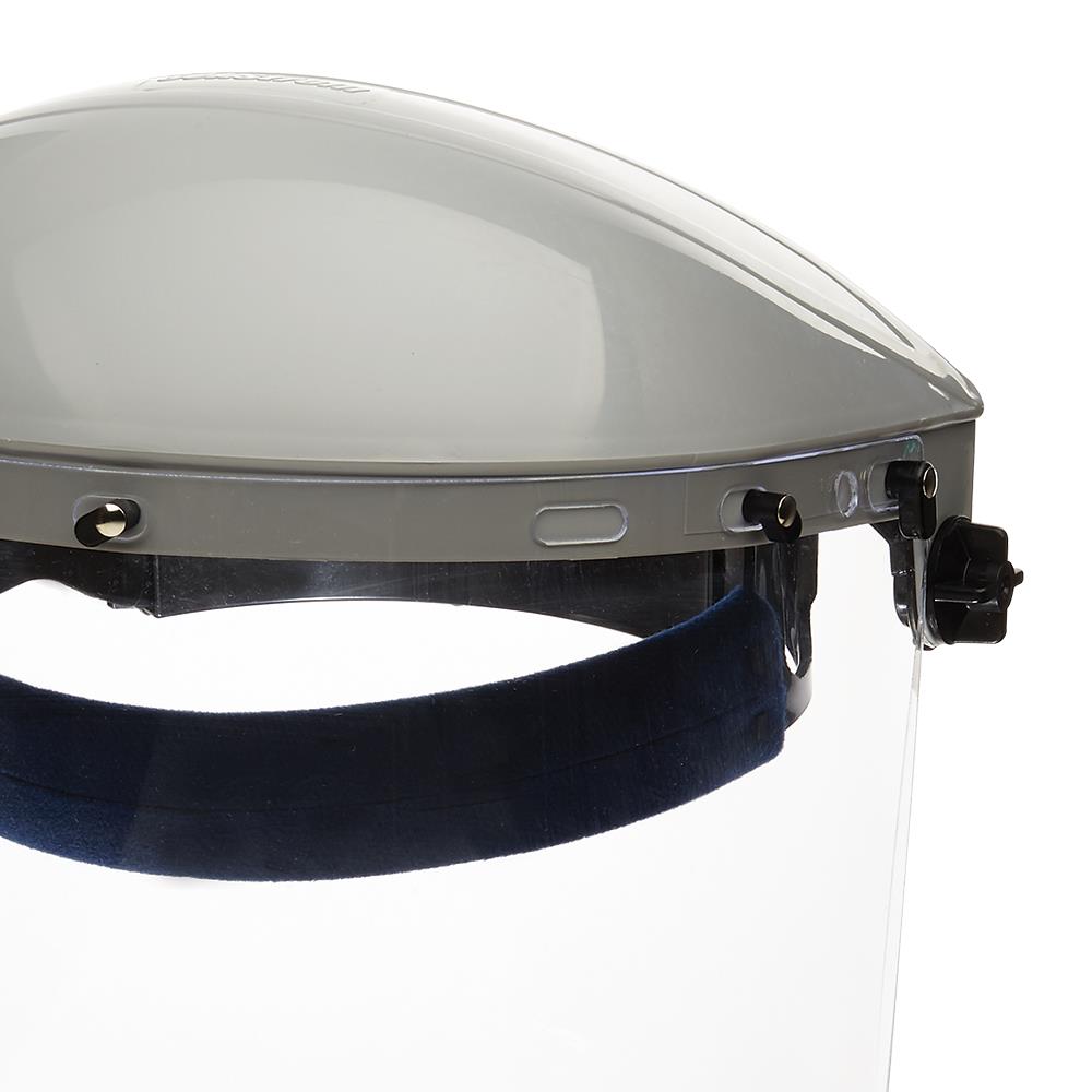 301 Series Face Shield - Single Crown - Ratcheting - Polycarbonate - Clear - Uncoated product photo