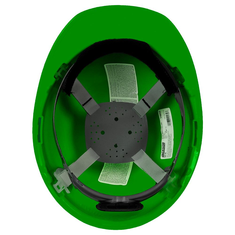 SC-6 Hard Hats - Front Brim Style - Green product photo