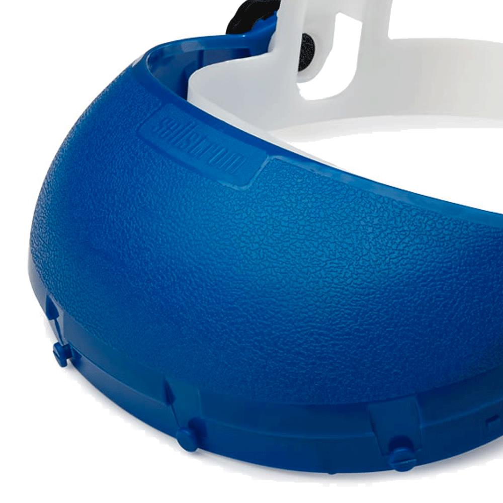 390 Premium Series Face Shield Headgear - Single Crown - Universal Hard Hat Slot Adapter product photo