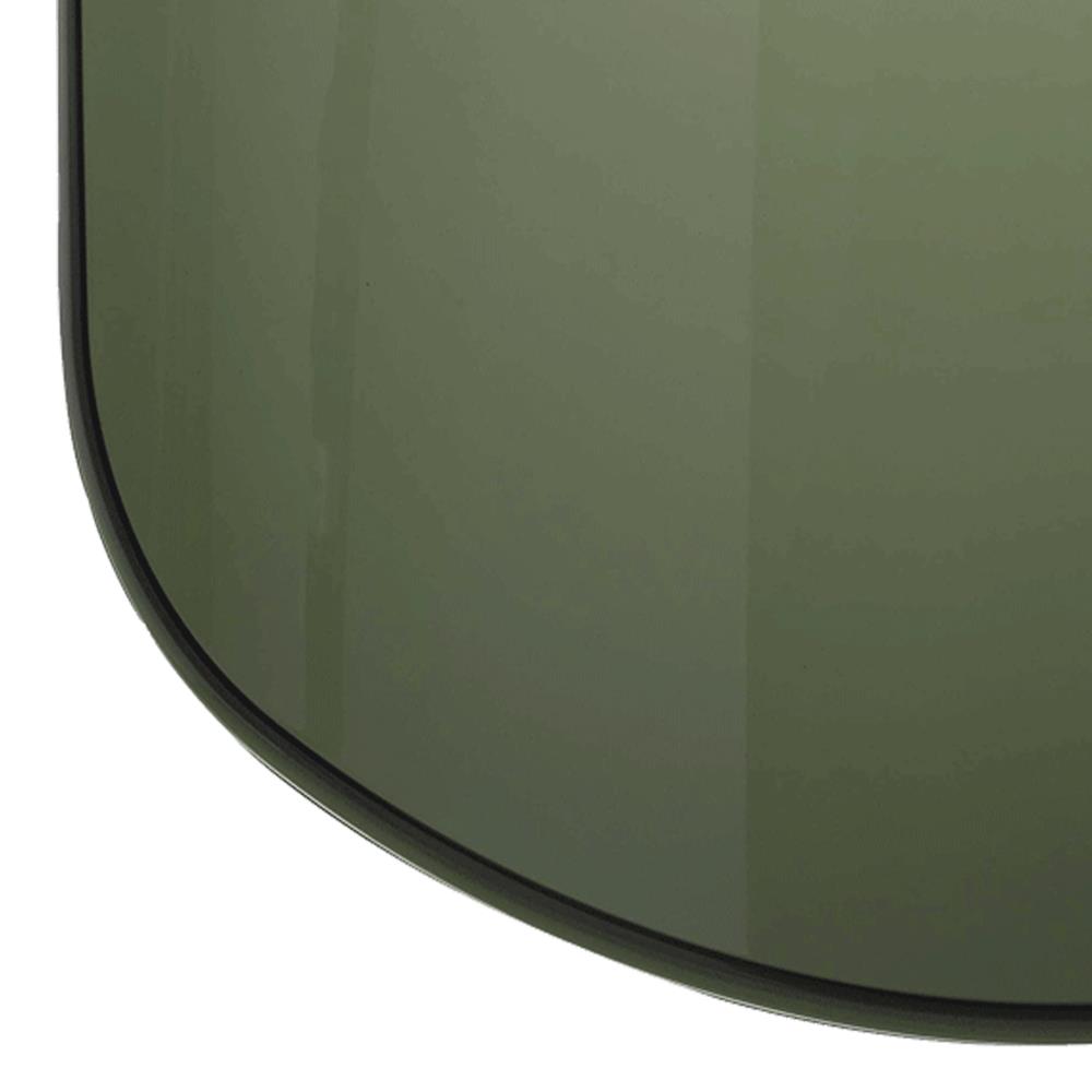 Propionate Face Shield Window - Shape G - Molded - Dark Green product photo