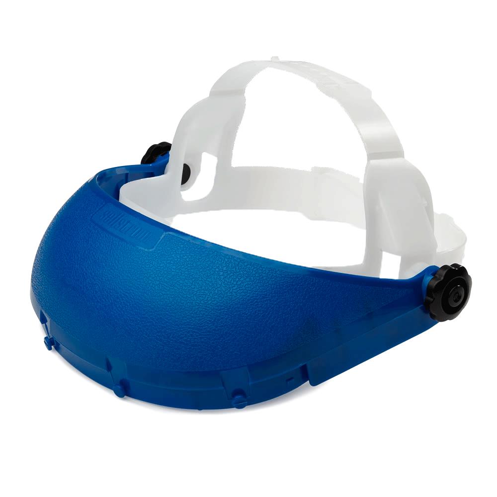 390 Premium Series Face Shield Headgear - Single Crown - Universal Hard Hat Slot Adapter product photo