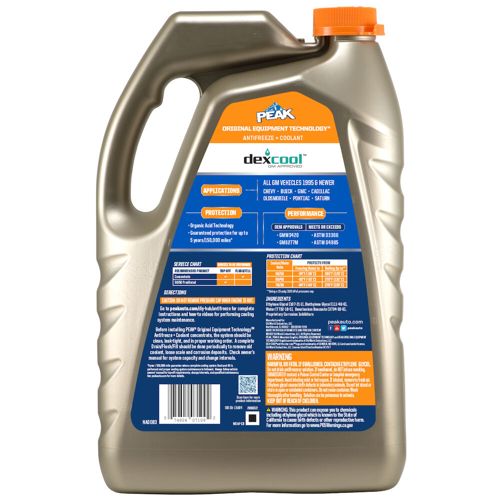 Antifreeze and Coolant: 50/50 Ready To Use, Dex-Cool Compatible🍛 ...