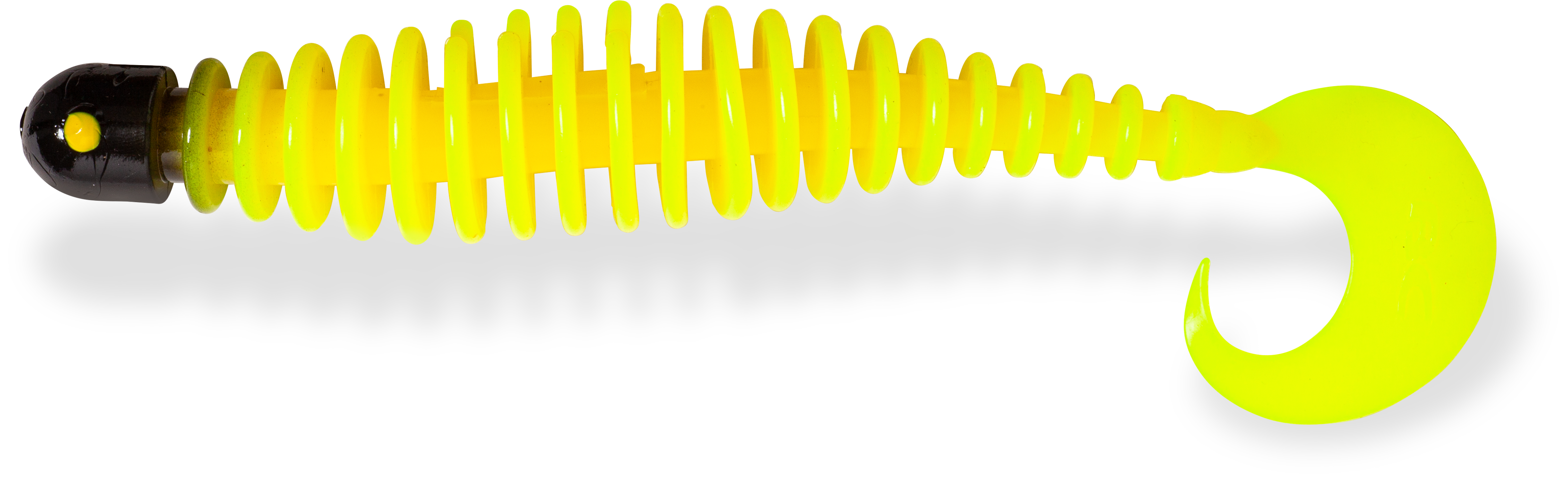 24g 17cm Curly Worm yellow zombie potápivý