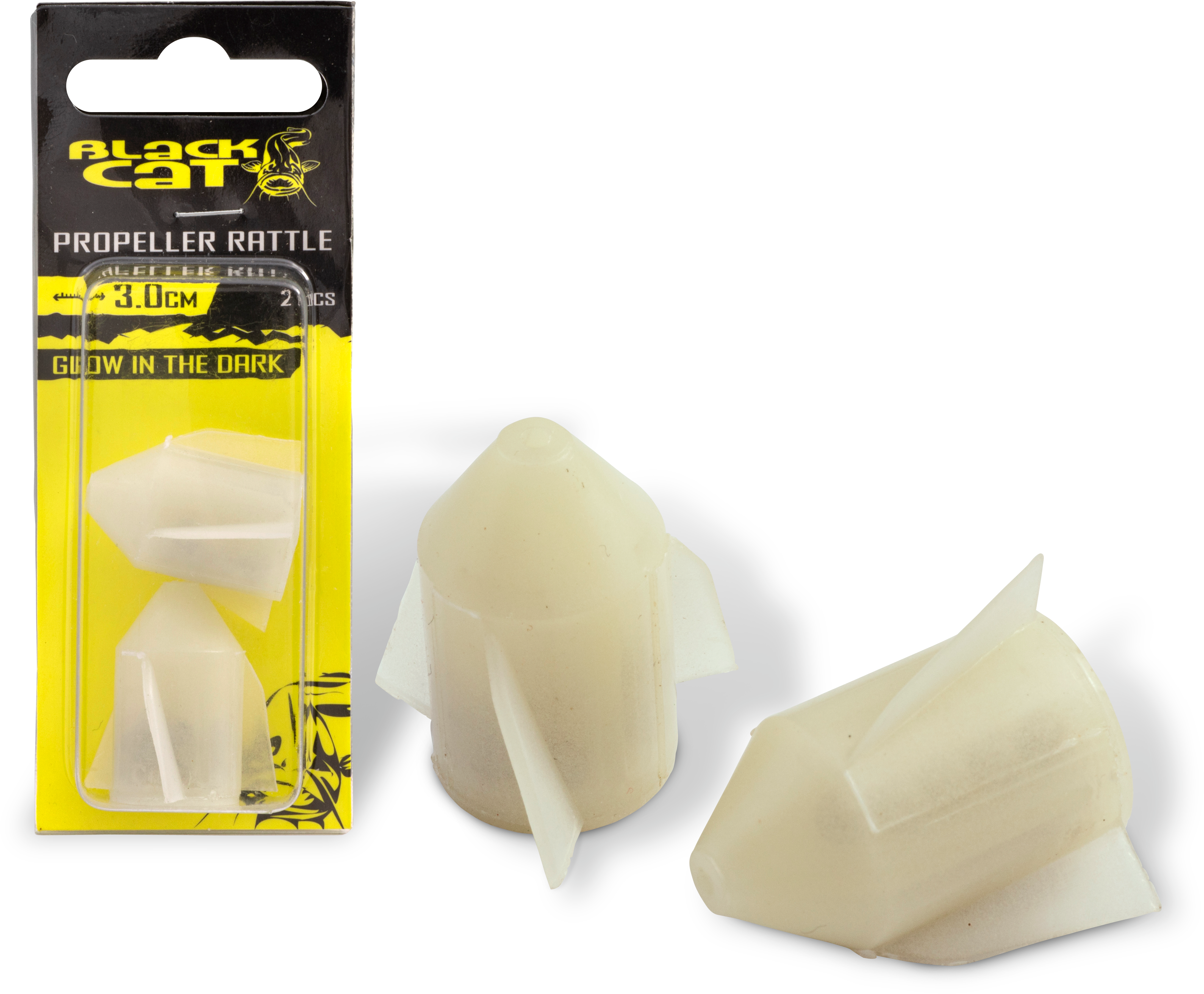 Chrastítka Propeller Rasseln D: 3,0cm svítivá fluorescenční 2 ks