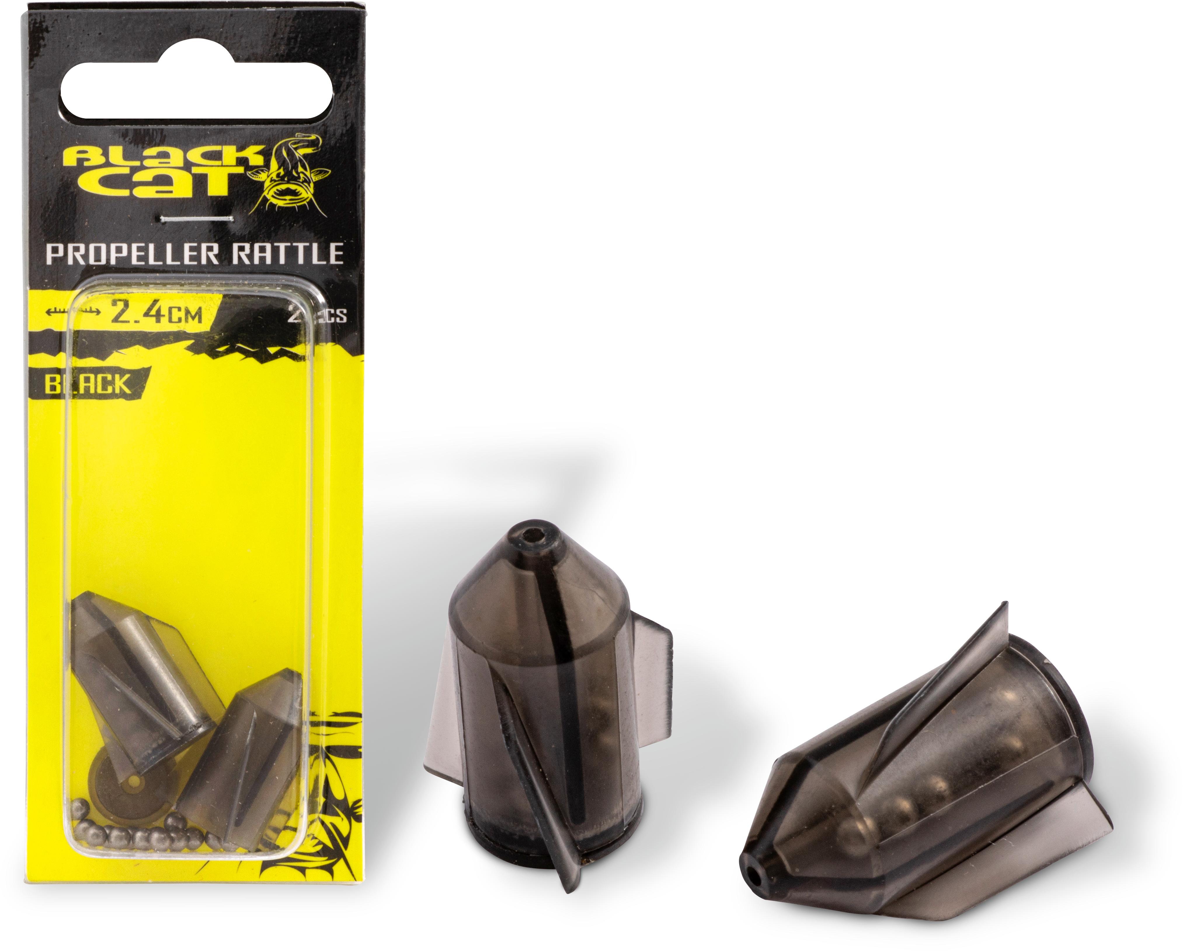 Chrastítka Propeller Rasseln D: 2,4cm černá 2 ks